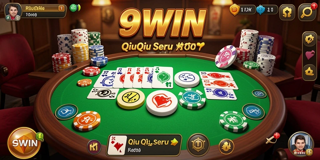Screenshot gameplay seru dari permainan QiuQiu 9WIN.