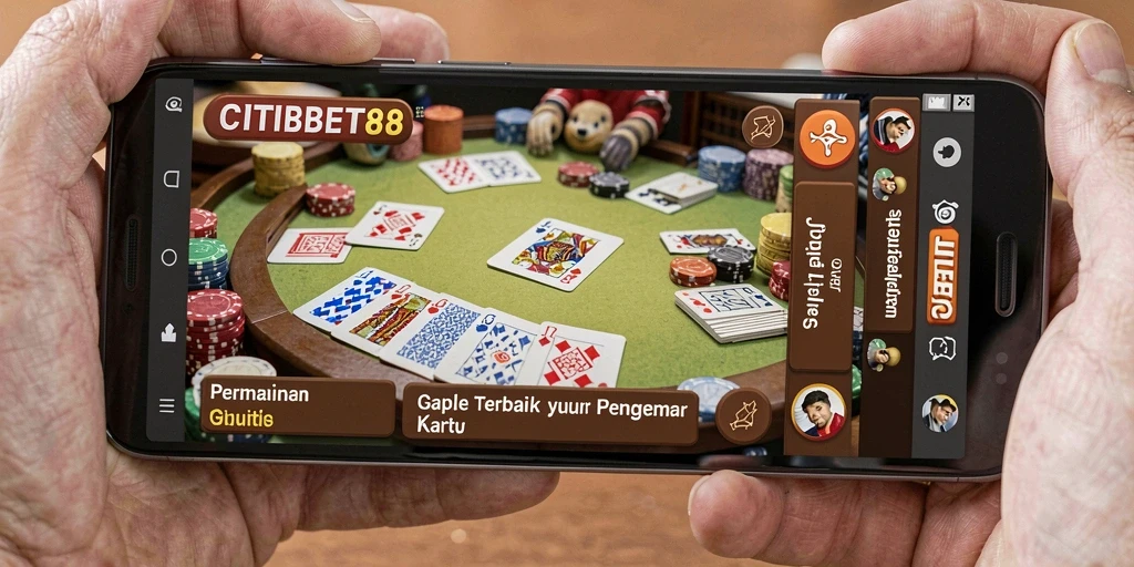 Tangkapan layar gameplay menarik dari CITIBET88 yang menunjukkan keseruan permainan Gaple.