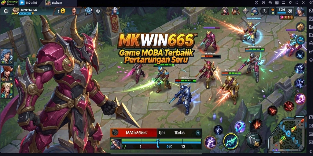 Gameplay seru di MKWIN666 dengan pertarungan epik.