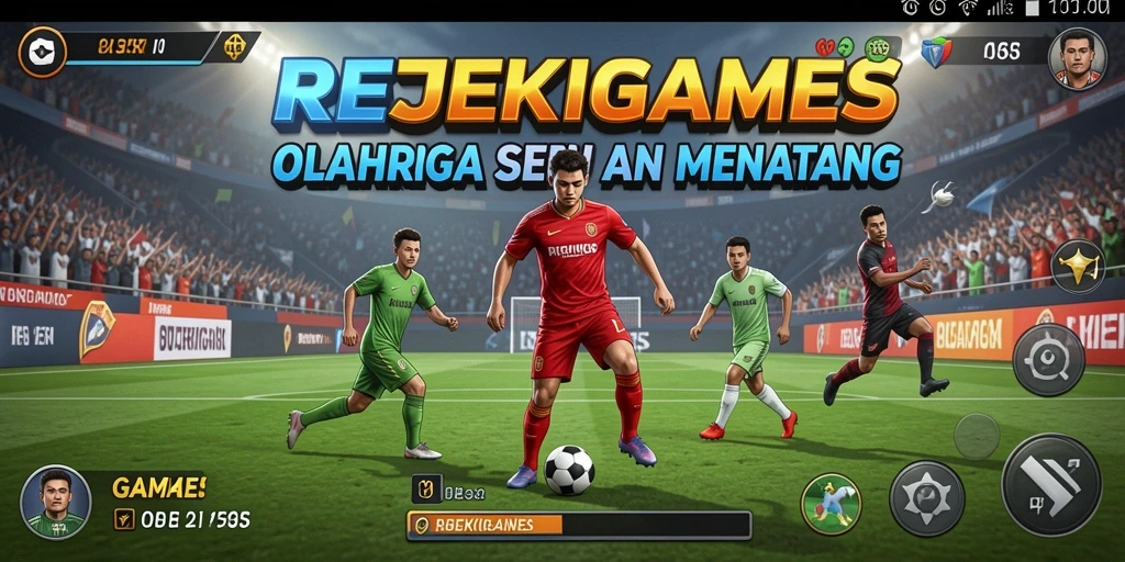 Tampilan gameplay menarik dari REJEKIGAMES dengan berbagai olahraga.
