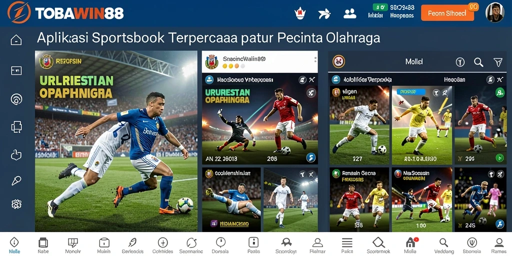 Tampilan screenshot TOBAWIN88 menunjukkan pengalaman taruhan yang interaktif.