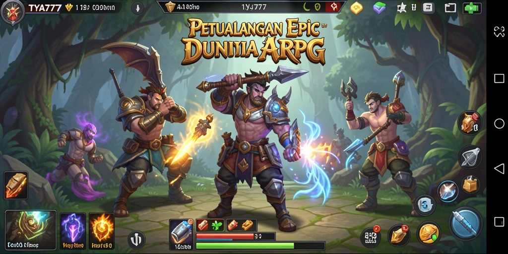 Tampilan menarik dalam gameplay TYA777 yang penuh aksi ARPG.